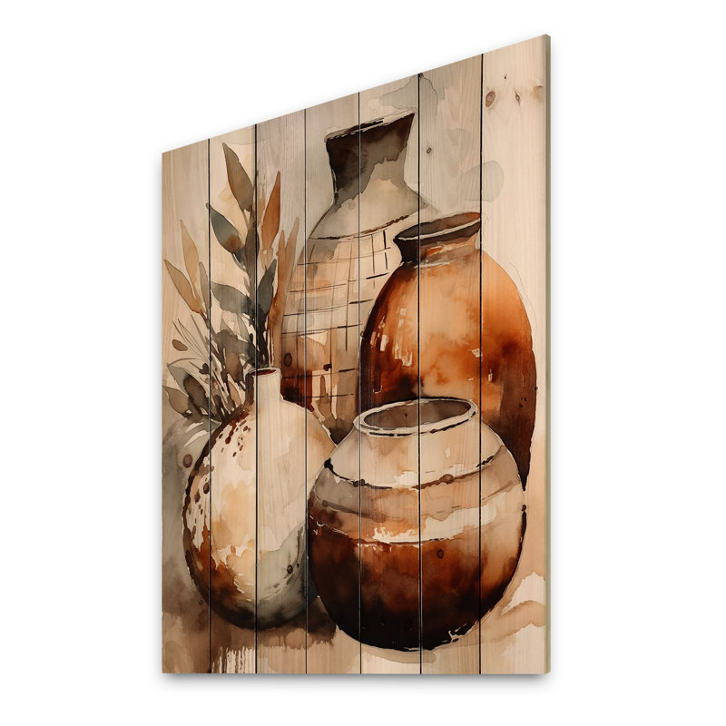 Garvey - Décoration murale géométrique en bois, H 32 po x l 24 po