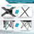 Bestier Foldable Camp Chair,Outdoor Chair with Side Pocket & Cup Holder - Black-1433745292