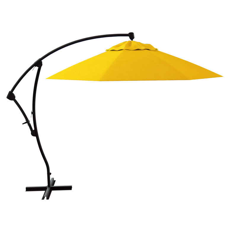 Parasol en porte-à-faux 9 pi 4 po, Pissenlit - Pacifica Premium