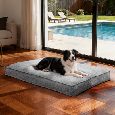Dog Beds - Orthopedic Pet Beds With Removable Machine Washable Cover, Waterproof Soft Foam Puppy Pad, Non Slip