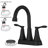Centerset 2-handle Bathroom Faucet with Drain Assembly-94459486