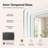 Leyat Modern Rectangle Metal Frame Wall Mirror for Bathroom-1133631053-1133631093