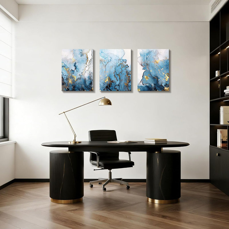 3 Piece Wrapped Canvas Wall Art