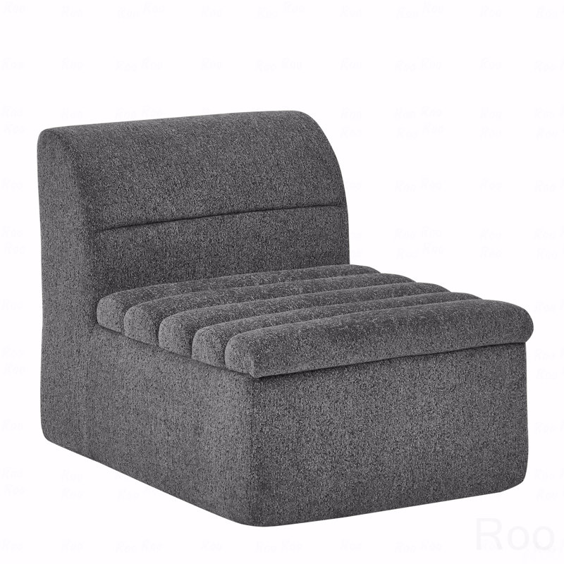 Le siège simple pour canapé modulaire, Gris foncé