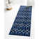 Glam Navy Blue Gold Area Rug