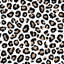 Papier peint adhésif autocollant léopard noir et blanc Peler and Stick-312114026