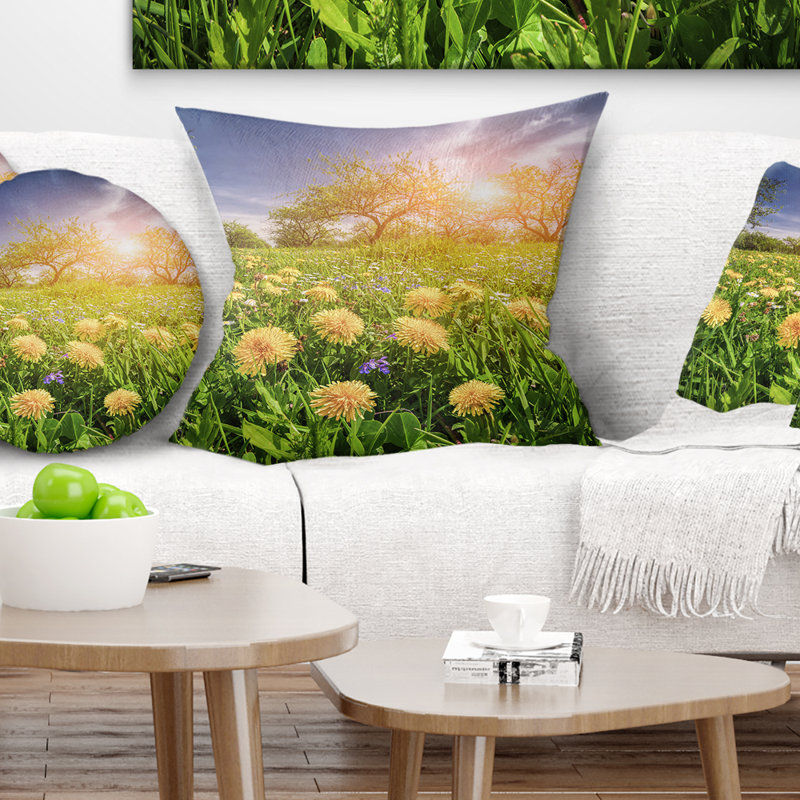 Coussin de jardin Schafer, 18" x 18", Coussin décoratif