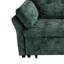 Canapé-lit de 90 po de largeur 3 en 1 avec dossier réglable, fauteuil inclinable 3 places et chargement USB pour le salon, vert-120843439