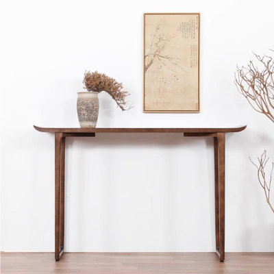 Nouvelle table de véranda en bois massif de style chinois