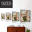 Bouquet Scatter IV, reproduction encadrée - bois massif-1059991747-1059991744