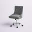 Fauteuil de conférence en velours Troy-730007320-730007321