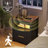 17.7"W 2-Drawer Nightstand With Light-796780065