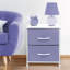 Commode 2 tiroirs - turquoise-1435294647
