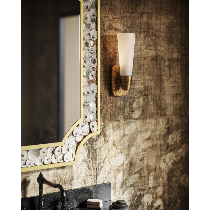 Applique murale pour salle de bain Bonaz, Laiton antique