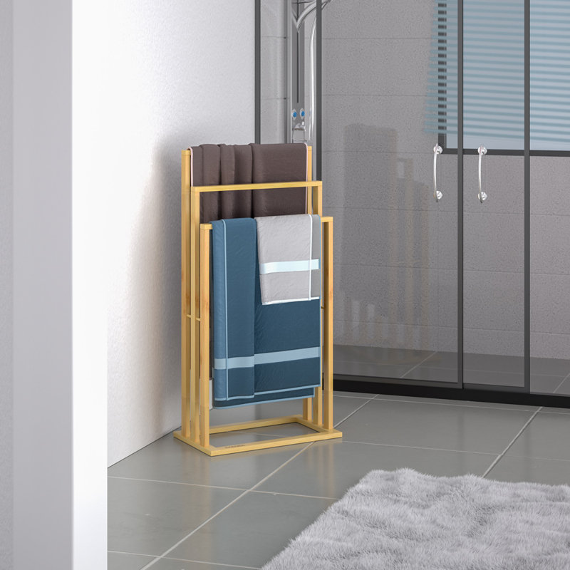 Towel Rack Bamboo