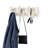 Tempo Wall Hook, Modern 6-Hook Coat Rack, Sand/Natural-122057653