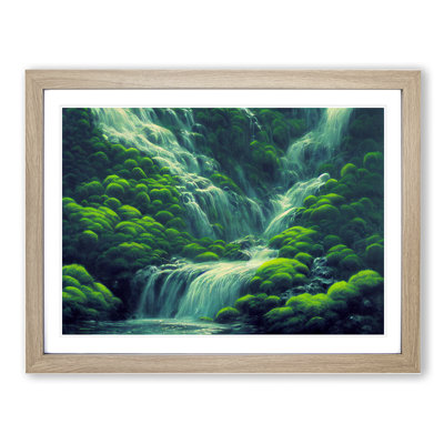 Unique Waterfall - Framed Print