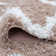 Jasmyn Performance Tan/White Shag Rug
