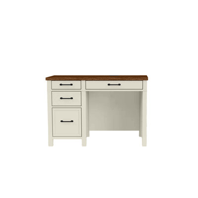 Bureau d'ordinateur moderne à deux tons