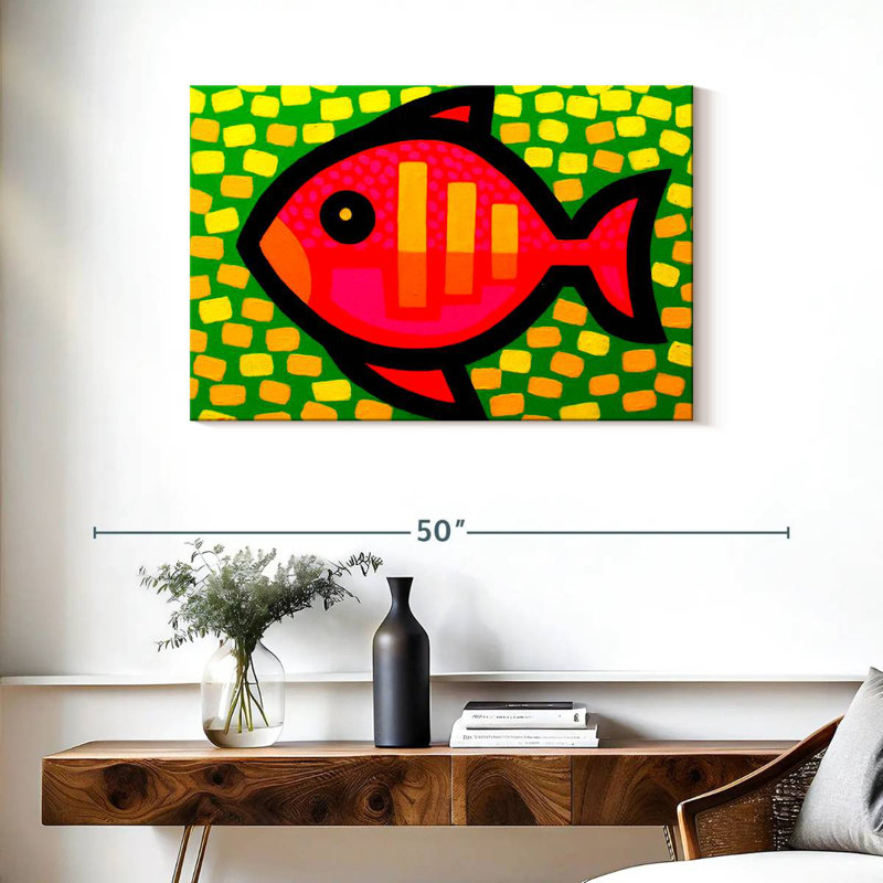 Big Fish, 24" H x 36" W