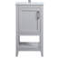 Ensemble de meuble-lavabo simple 18 po Scottsbluff-123904630