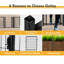 Clôture carrée en métal pour chien 7 panneaux avec 1 porte, 27 x 48 po