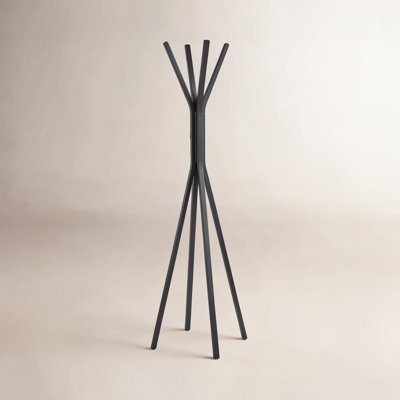 Freestanding 4 - Hook Coat Rack