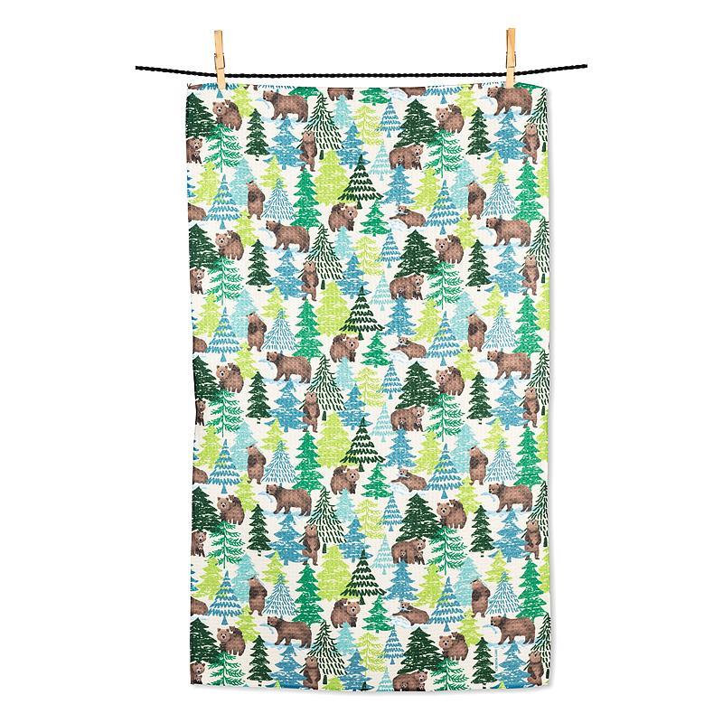 Serviette de cuisine Bears and Trees