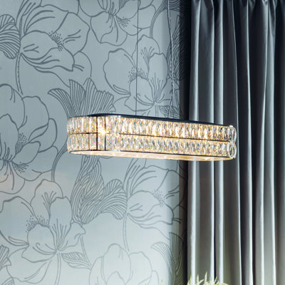 Kelvin 5-Light LED Crystal Chandelier