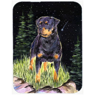 Red Barrel Studio® Bernadeta Rottweiler Glass Cutting Board