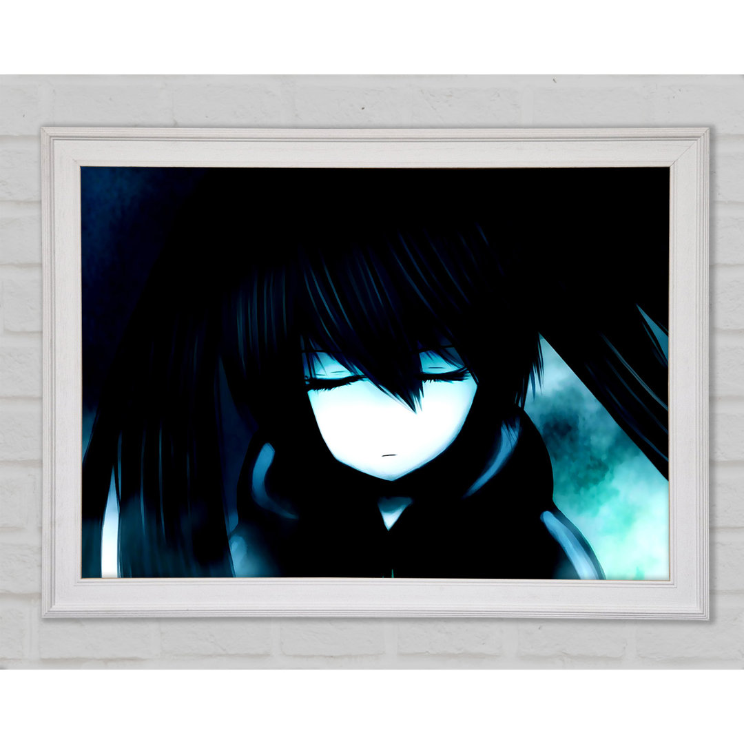 Black Rock Shooter Gerahmter Druck