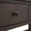 Console rétro avec deux tablettes ouvertes, structure et pieds en bois de pin massif-98550760-98550759