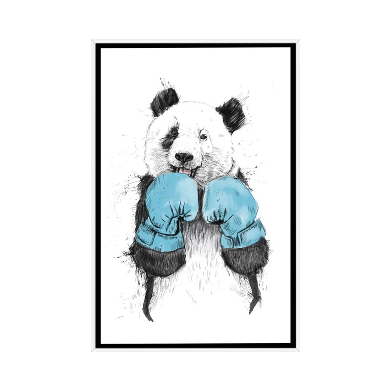 The Winner by Balazs Solti - Print on Canvas, 66.04 cm H x 45.72 cm W, White Framed