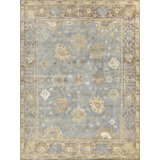 Antique Weave Oushak Wool Oriental Area Rug