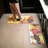 Voisard Geometric Water Resistant Anti-Fatigue Non-Skid Kitchen Mat