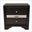 Table de chevet 2 tiroirs Traditional