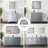 Jacques 36 in. W x 22 in. D Left Offset Bath Vanity and Carrara Marble Top-40408798