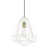 Textured White/Antique Brass