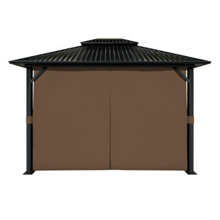 Paroi latérale en polyester pour pavillon de jardin Aoodor