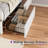 Sherell 57'' Farmhouse King Size Bed Frame with Non-Heating Fireplace&LED Light&4 Drawers,White-2126861122-2126861120
