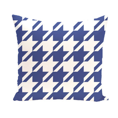 Houndstooth Outdoor Reversible Throw Pillow