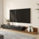 Meuble télé avec tablette ouverte l 74,87 po Carmavy 