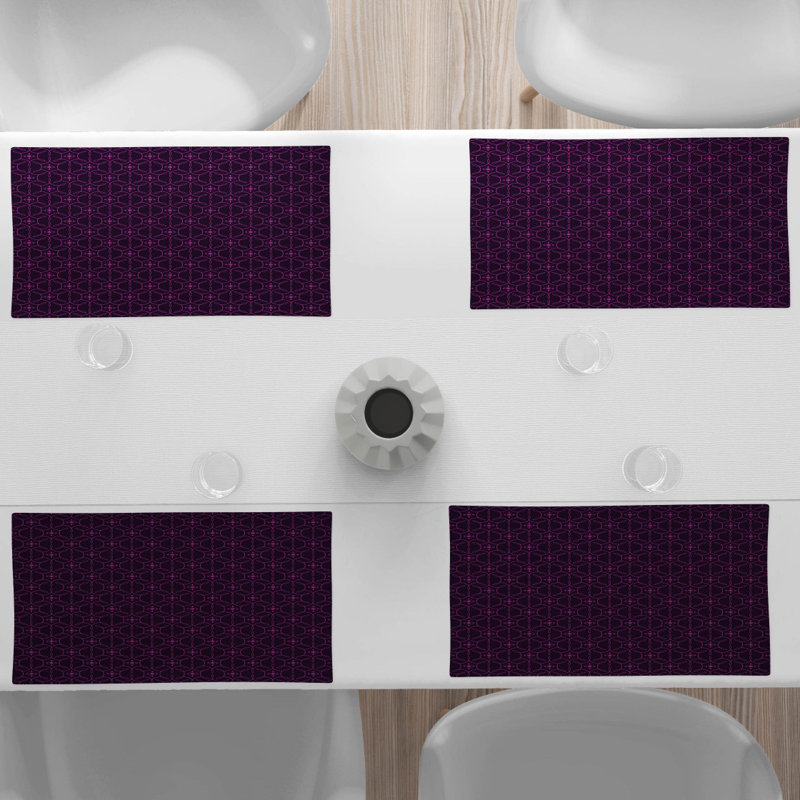 Polyester Abstract Rectangle Placemat