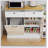 Kitchen Trash Can Storage Cabinet with 2 Drawers & 1 Tilt Out Trash Cabinet & 1 door with storage rack & 2 Shelves