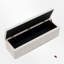 Banc de rangement rembourré en velours côtelé-206428476
