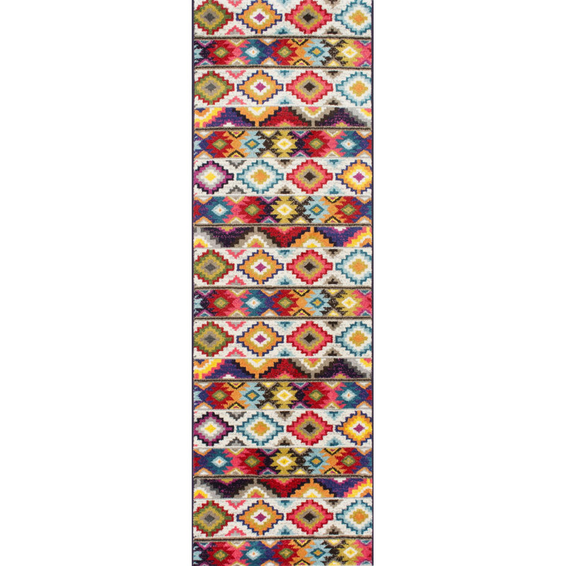 Southwestern Area Rug, Runner 74 x 244cm