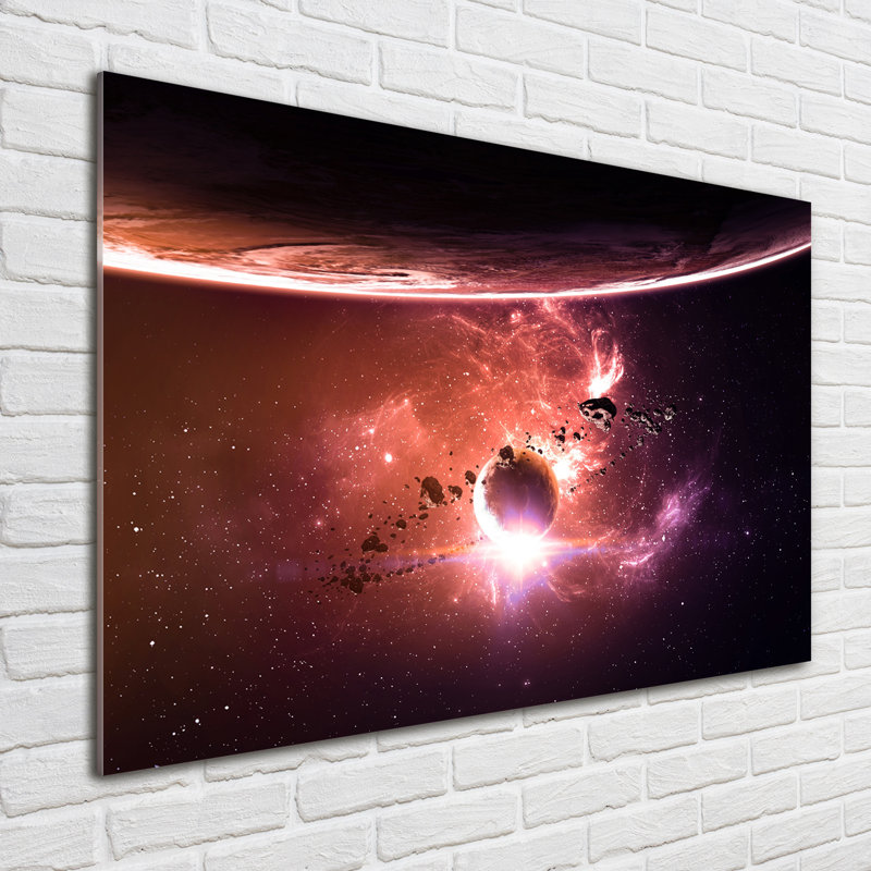 Galaxy - No Frame Print on Glass