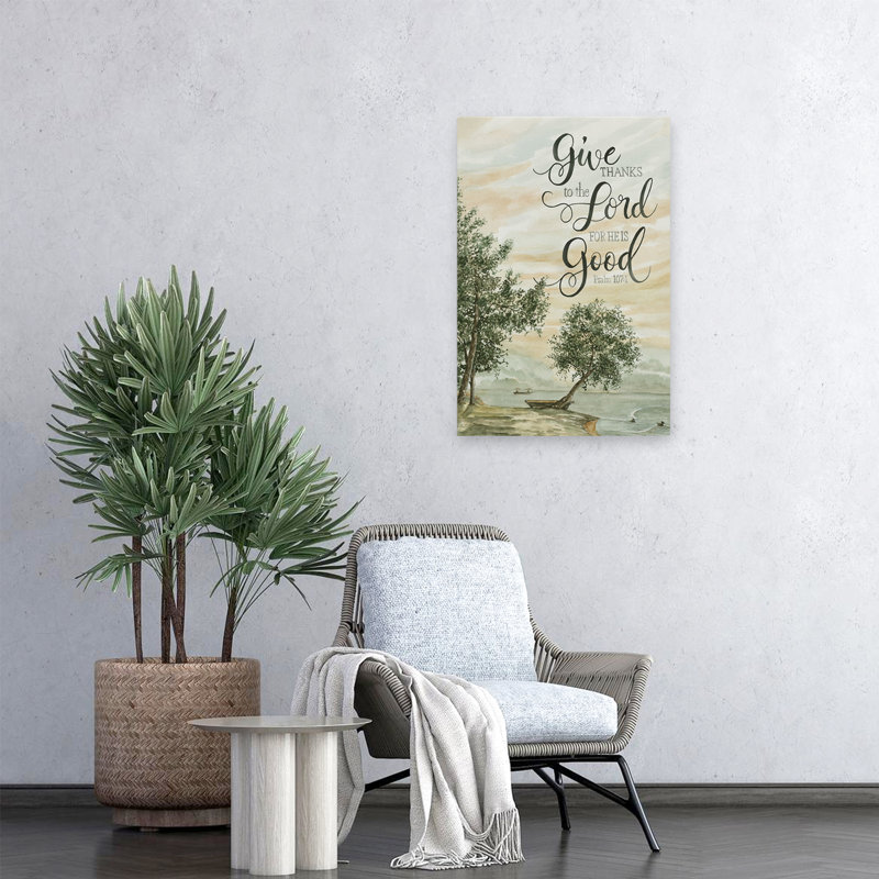 «Donner grâce» - Coastal, H 24 po x l 16 po