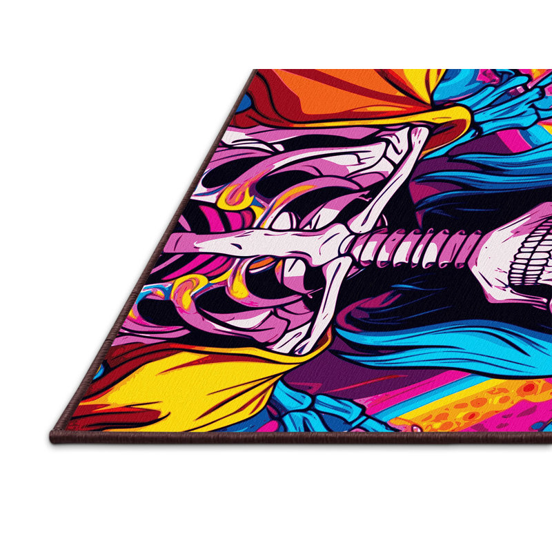 Starlight Splash Rug, Round 7'