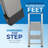 Durable Aluminum Ladder,  Heavy-Duty, Multi-Purpose For Home, Office & Garage Use-610042026